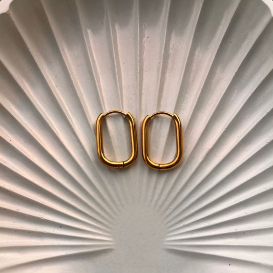 Geometric Rectangle hoops