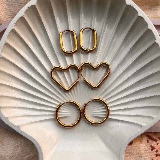 Geometric Hoops Combo