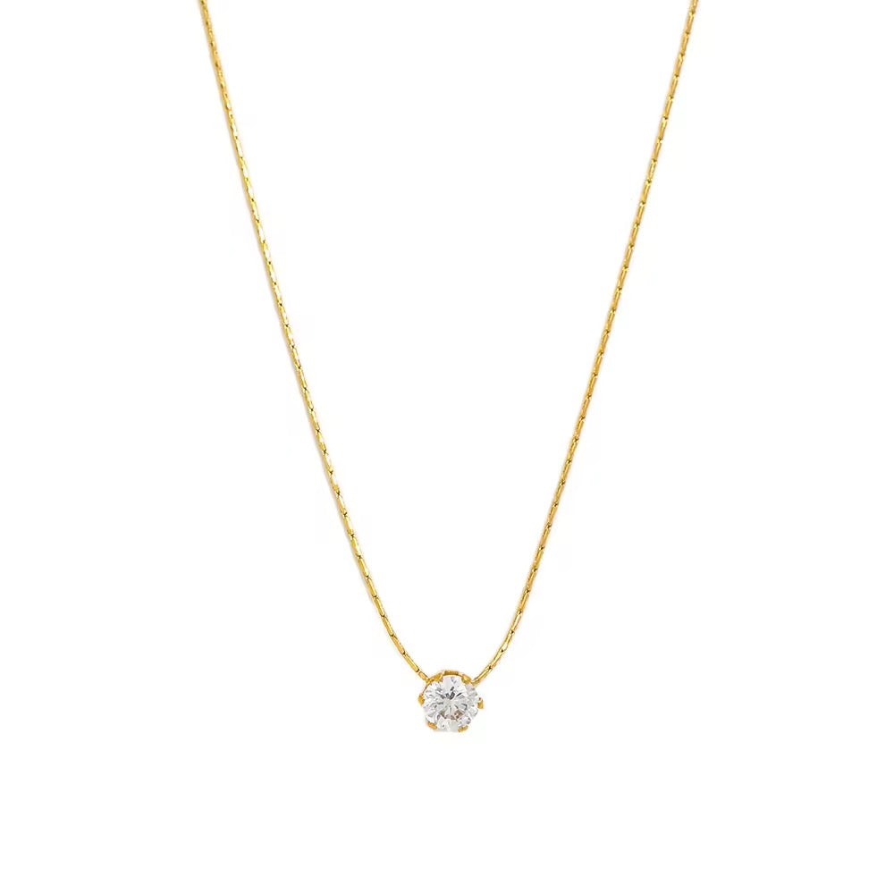 Solitaire Diamond Necklace