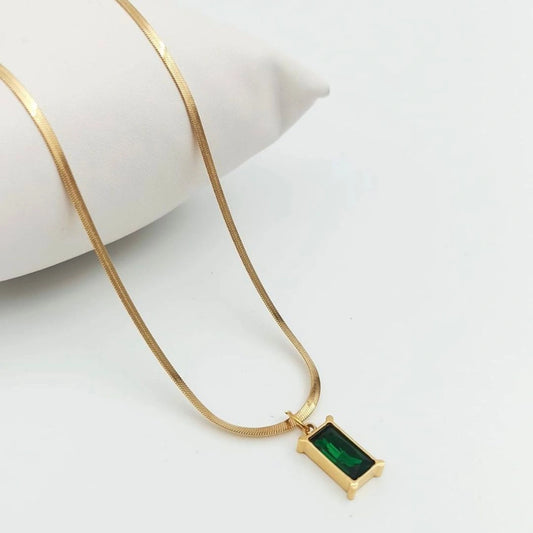 Maria Emerald Necklace