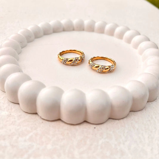 Croissant Diamond Ring