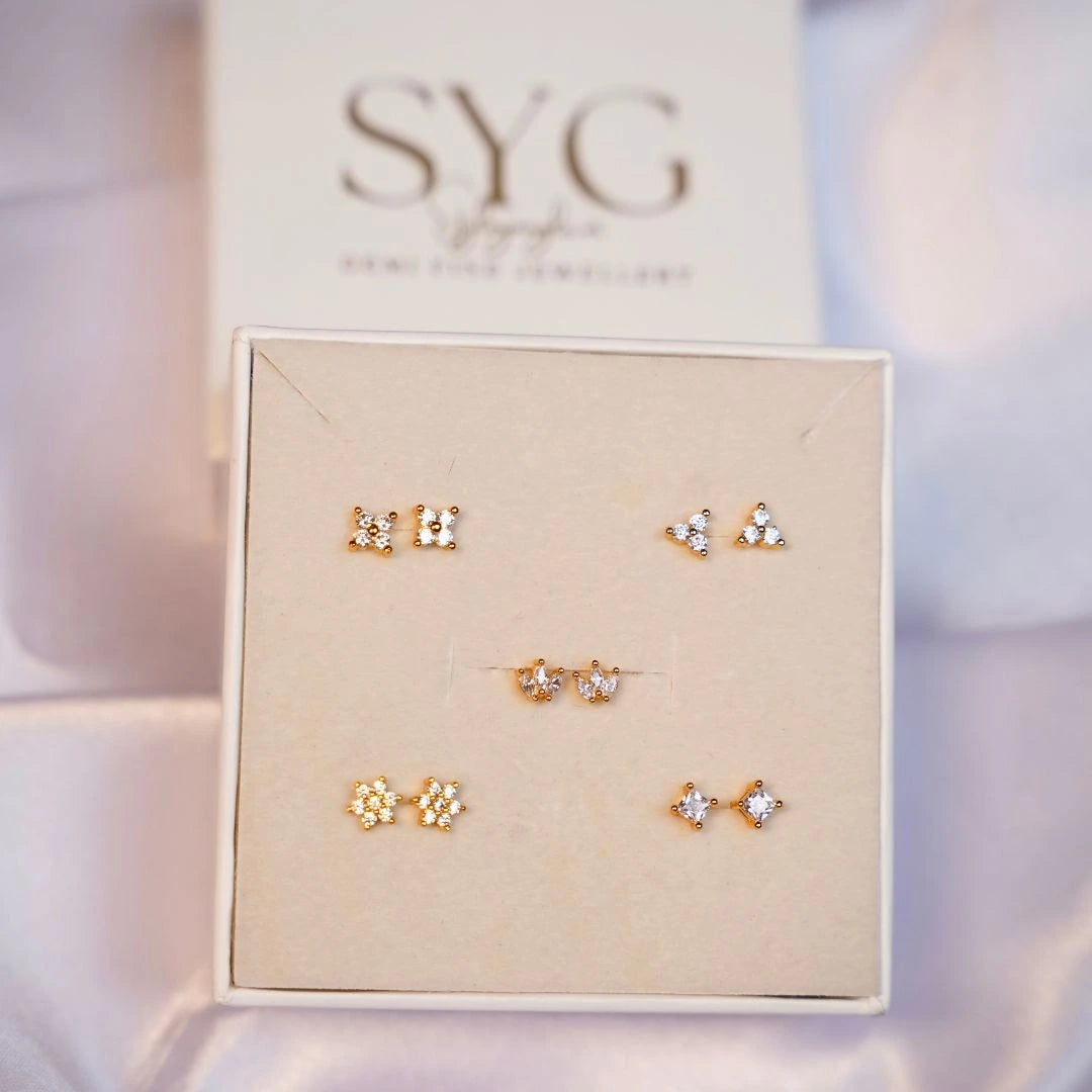 Screw back studs (set of 5)