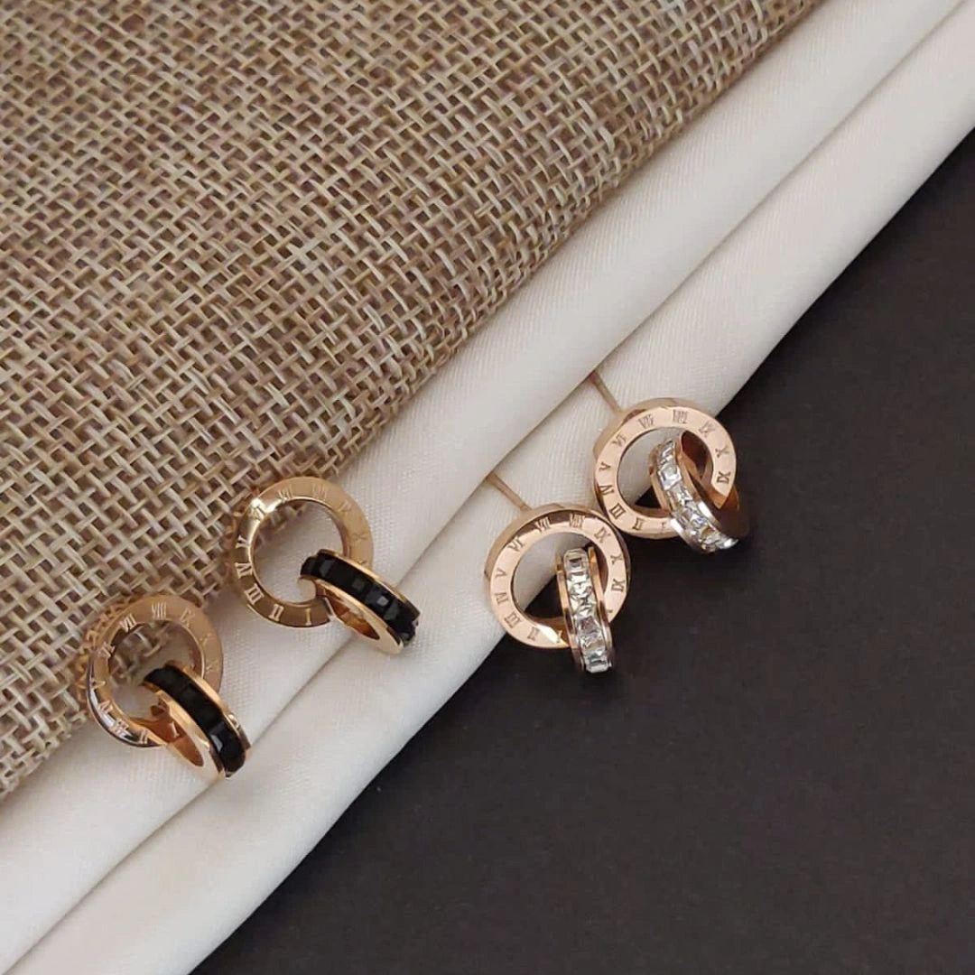 Roman Link Earrings No